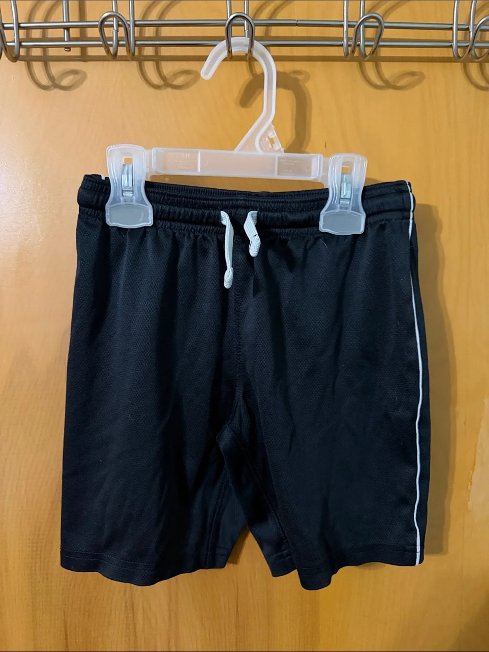 Carter's Black Shorts with White Drawstring